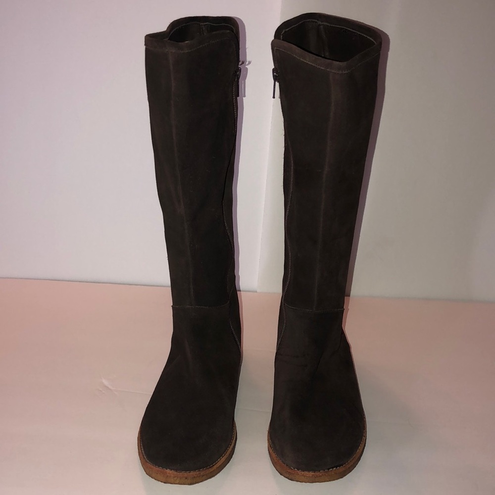 Camper Brown Knee Suede Boots